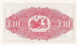 Northern Ireland 10 Pounds, 1948 reverse