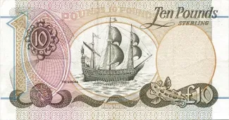 Northern Ireland 10 Pounds, 1994-1996 reverse