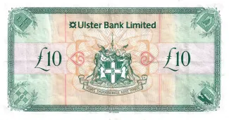 Northern Ireland 10 Pounds, 2007-2017 reverse