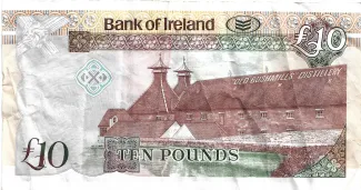 Northern Ireland 10 Pounds, 2013-2017 reverse