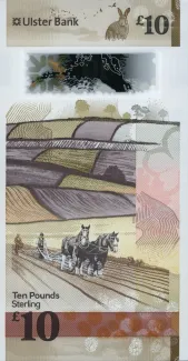 Northern Ireland 10 Pounds, 2018 reverse