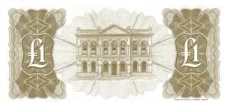 Northern Ireland 1 Pound, 1968-1972 reverse