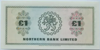 Northern Ireland 1 Pound, 1970-1978 reverse