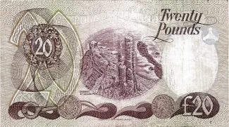 Northern Ireland 20 Pounds, 1982-1984 reverse
