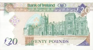 Northern Ireland 20 Pounds, 1995-2007 reverse