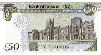 Northern Ireland 50 Pounds, 1995-2004 reverse