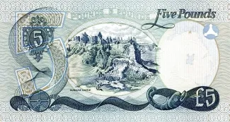 Northern Ireland 5 Pounds, 1977-1979 reverse