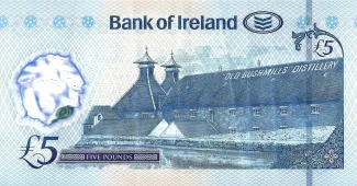 Northern Ireland 5 Pounds, 2017 reverse