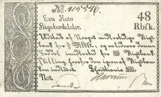 Norway 1/2 Rigsbankdaler / 48 Rigsbankskilling, 1814 obverse
