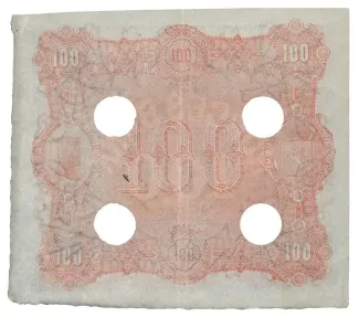 Norway 100 Kroner - Oscar II, 1877-1899 reverse