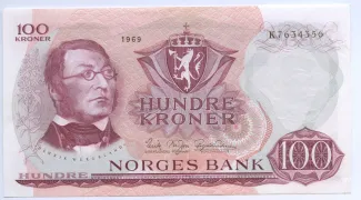 Norway 100 Kroner, 1962-1977 obverse