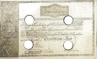 Norway 10 Speciedalere, 1826-1834 obverse