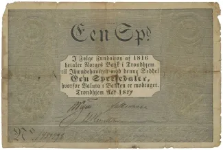 Norway 1 Speciedaler, 1845-1849 obverse