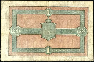 Norway 1 Speciedaler, 1865-1876 reverse