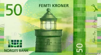 Norway 50 Kroner, 2017 obverse