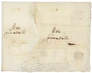 Norway 50 Rigsdaler / 50 Kroner - Christian V, 1695 reverse