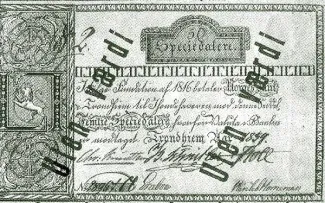 Norway 50 Speciedalere, 1839 obverse