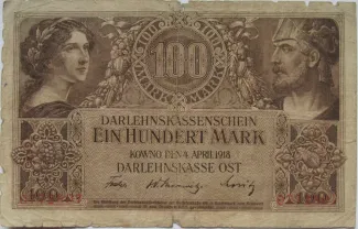Ober Ost 100 Mark, 1918 image