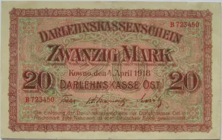 Ober Ost 20 Mark, 1918 image