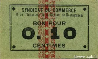 Oran, Department of 10 Centimes,  image