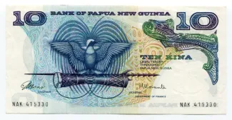 Papua New Guinea 10 Kina, 1975 image