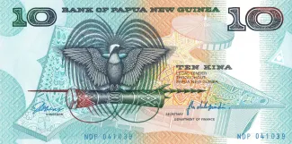 Papua New Guinea 10 Kina, 1998 image
