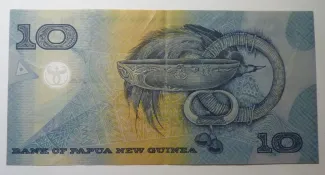Papua New Guinea 10 Kina, 2000-2002 reverse