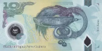 Papua New Guinea 10 Kina, 2008-2013 reverse