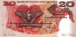 Papua New Guinea 20 Kina, 1977 image