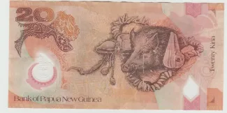 Papua New Guinea 20 Kina, 2007-2014 reverse