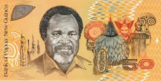 Papua New Guinea 50 Kina, 1989 reverse