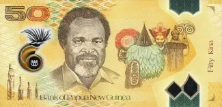 Papua New Guinea 50 Kina, 2017-2021 reverse