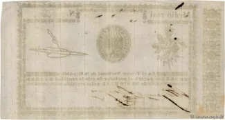Paraguay 0.5 Real, 1856 reverse