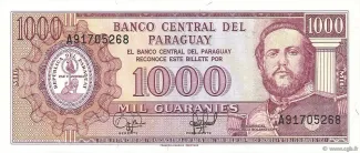 Paraguay 1.000 Guaranies, 1995 image