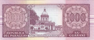 Paraguay 1.000 Guaranies, 2004-2005 reverse