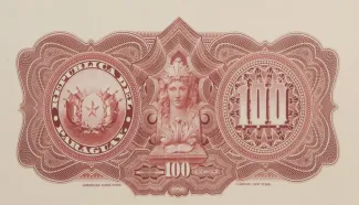Paraguay 100 Pesos, 1899 reverse