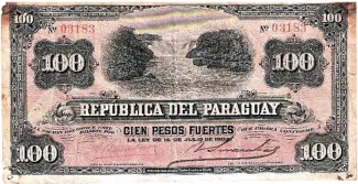 Paraguay 100 Pesos, 1903
