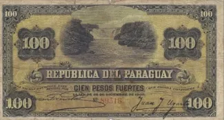 Paraguay 100 Pesos, 1907