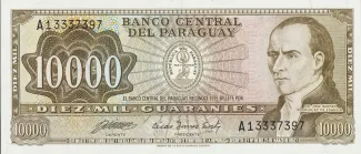 Paraguay 10 000, 1963 image