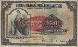 Paraguay 10 Guaranies, 1943 image