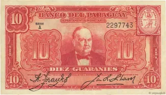 Paraguay 10 Guaranies, 1943 image
