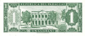Paraguay 1 Guarani, 1963 reverse