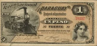 Paraguay 1 Peso, 1886