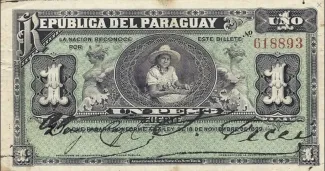 Paraguay 1 Peso, 1899