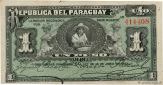 Paraguay 1 Peso, 1903