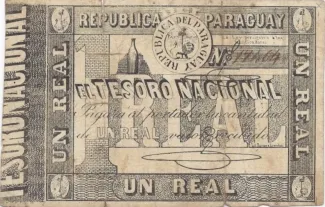Paraguay 1 Real, 1860