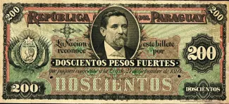 Paraguay 200 Pesos, 1894