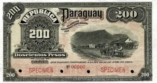 Paraguay 200 Pesos, 1903