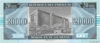 Paraguay 20 000, 2005 reverse