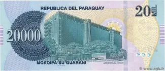 Paraguay 20 000, 2013 reverse